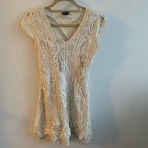 White Dress Perfect for Graduation